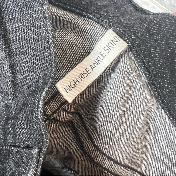 Rag & Bone High Rise Ankle Skinny Jeans Split Hem Size 29 - Picture 5 of 6